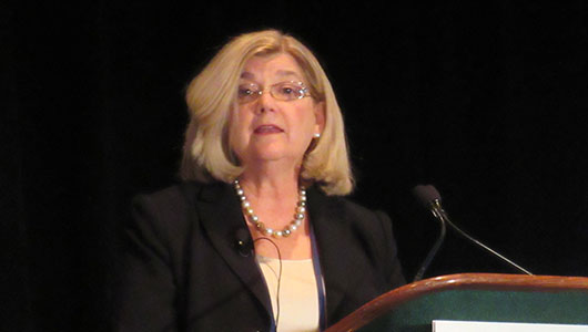 Kathleen Squires, en la CROI 2017. Foto: Liz Highleyman, hivandhepatitis.com